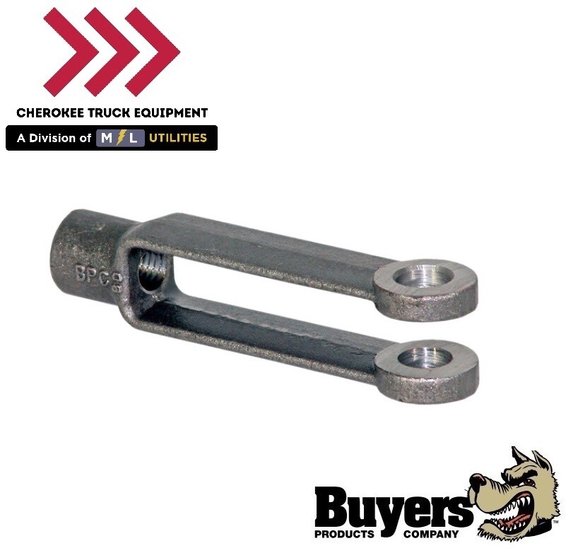 Buyers Products B27087B,Adjustable Yoke End 5/8-18 NF Thread And 1/2" Diameter