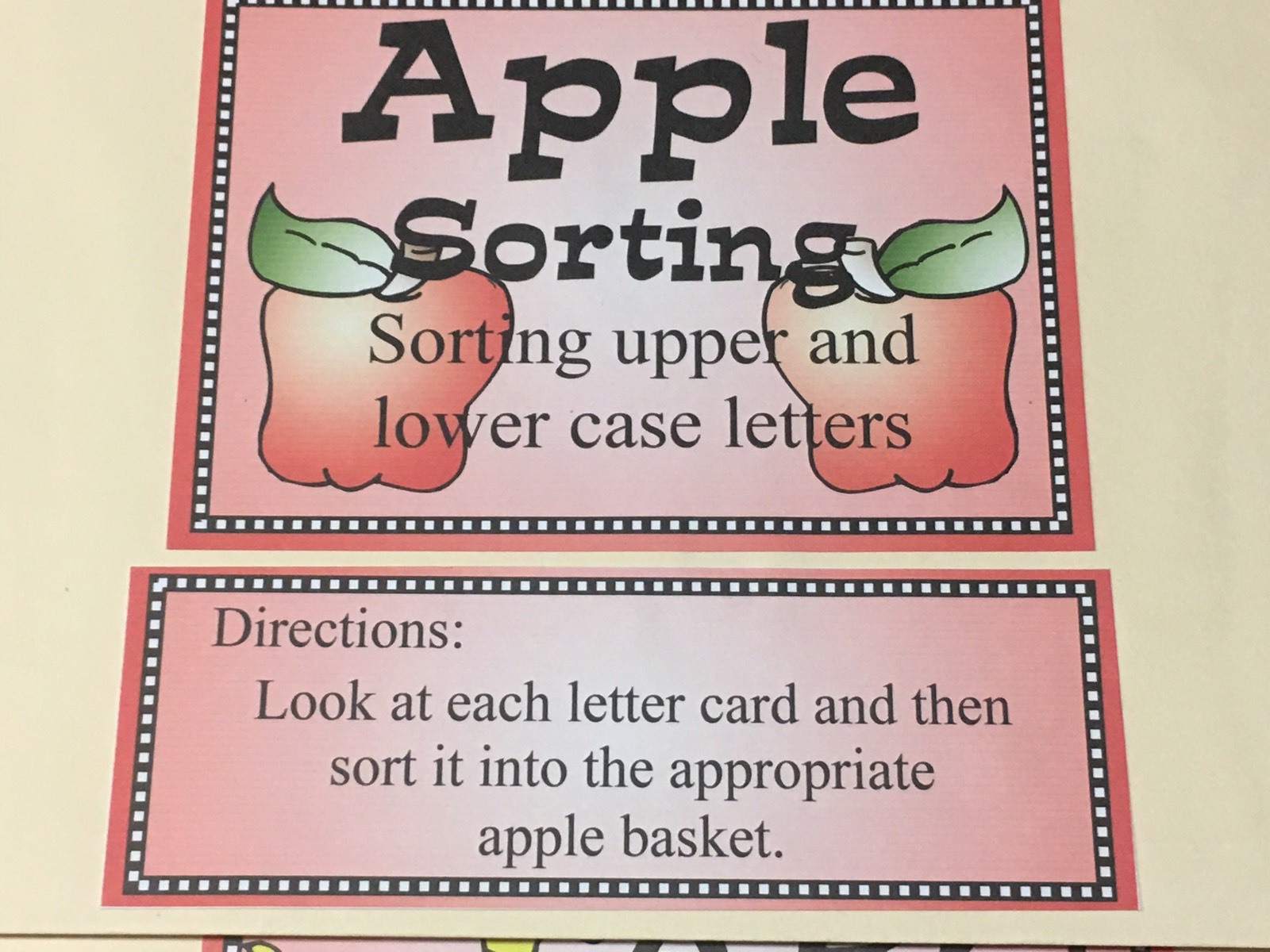 (4) Four Alphabet / Letter File Folder Set - Activity Set - READING