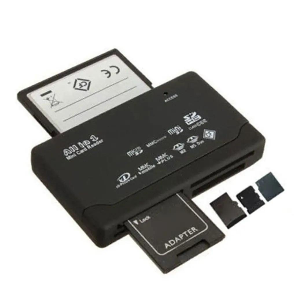 All in One 1 Memory Card Reader USB Adapter SD SDHC Mini Micro M2 MMC XD CF MS