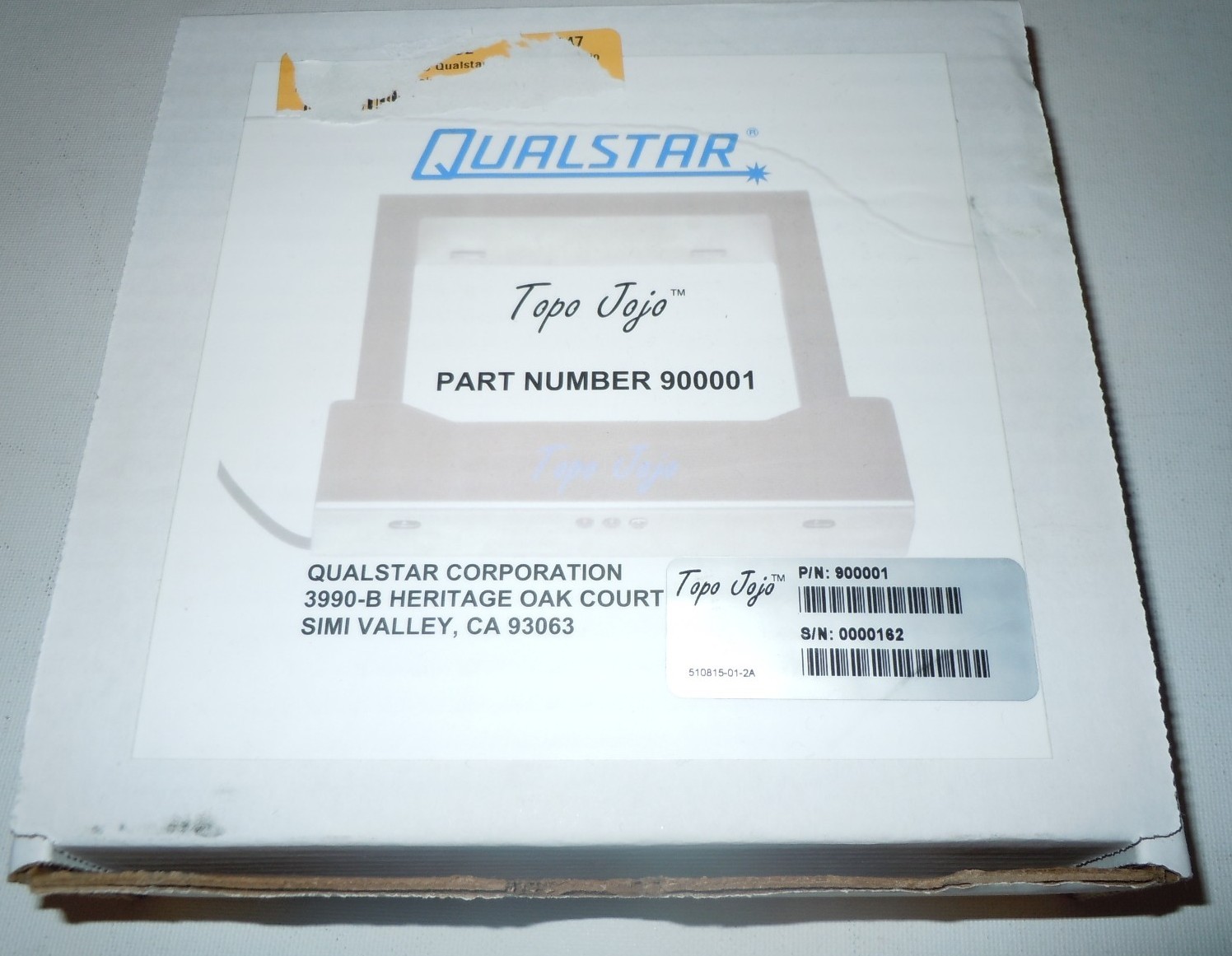 Qualstar 900001 Topo Jojo Rugged Stainless Steel Touchless Computer Mouse