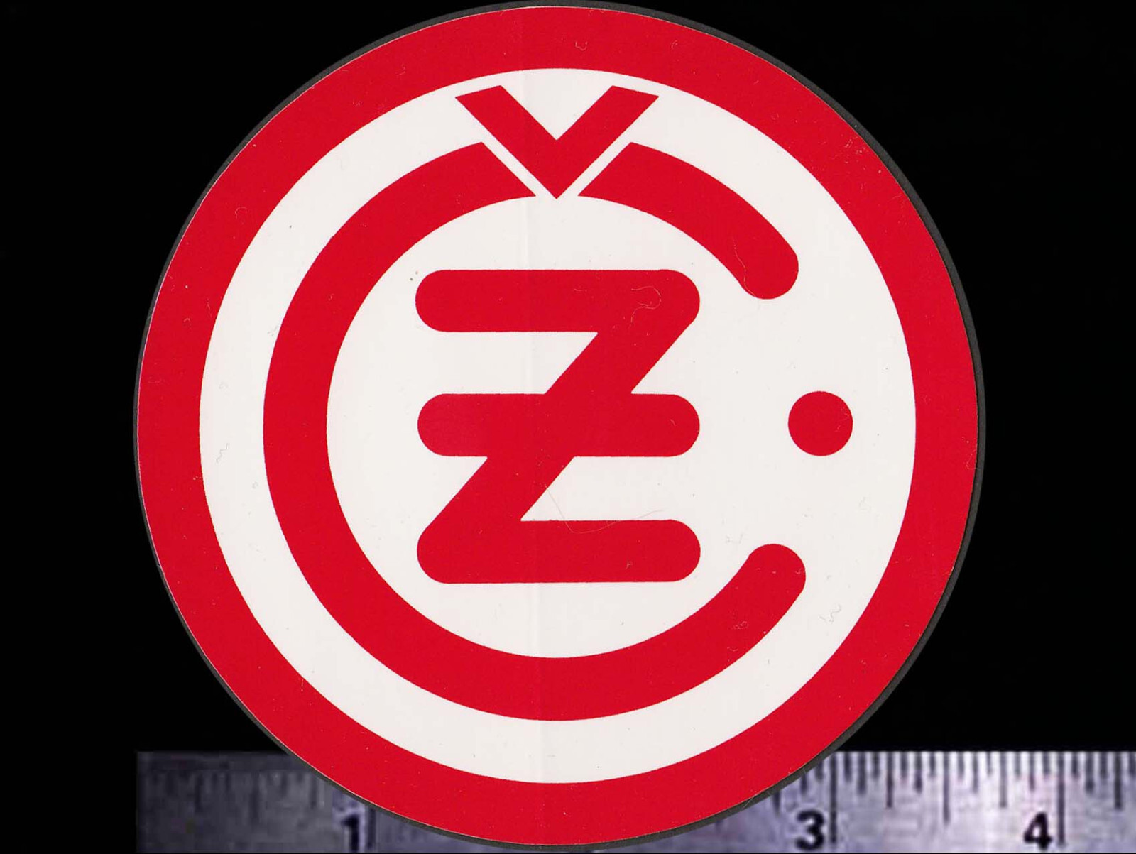 JAWA  CZ  Motorcycles - Original Vintage 70's Racing Decal/Sticker MX Motocross