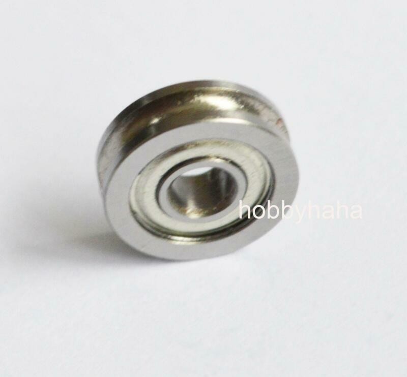 New 10pcs 604UU ugroove bearing 4mm*13mm*4mm U Groove Sealed Ball Bearings