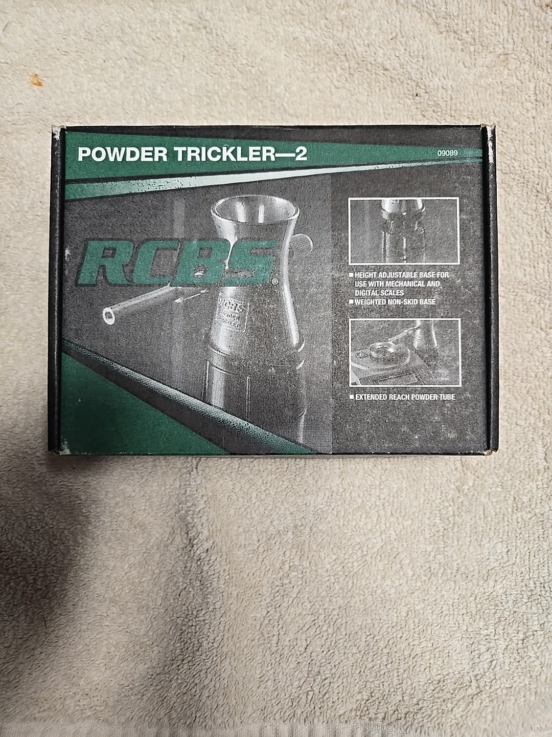 RCBS Reloading Powder Trickler 2  Weighted Non Skid Adjustable Base & Extension