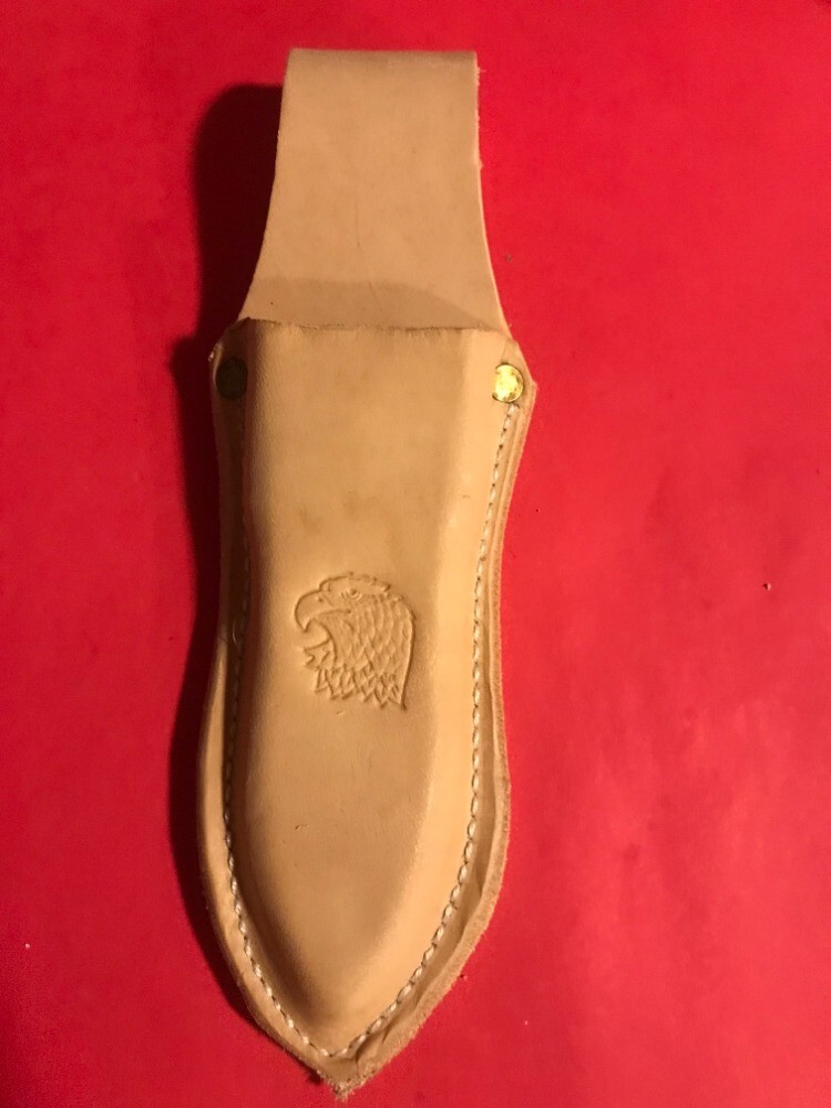 USA Leather Pliers Pouch Holds 6" Pliers, 6" Adj Wrench, 5WR Vise Grips etc USA