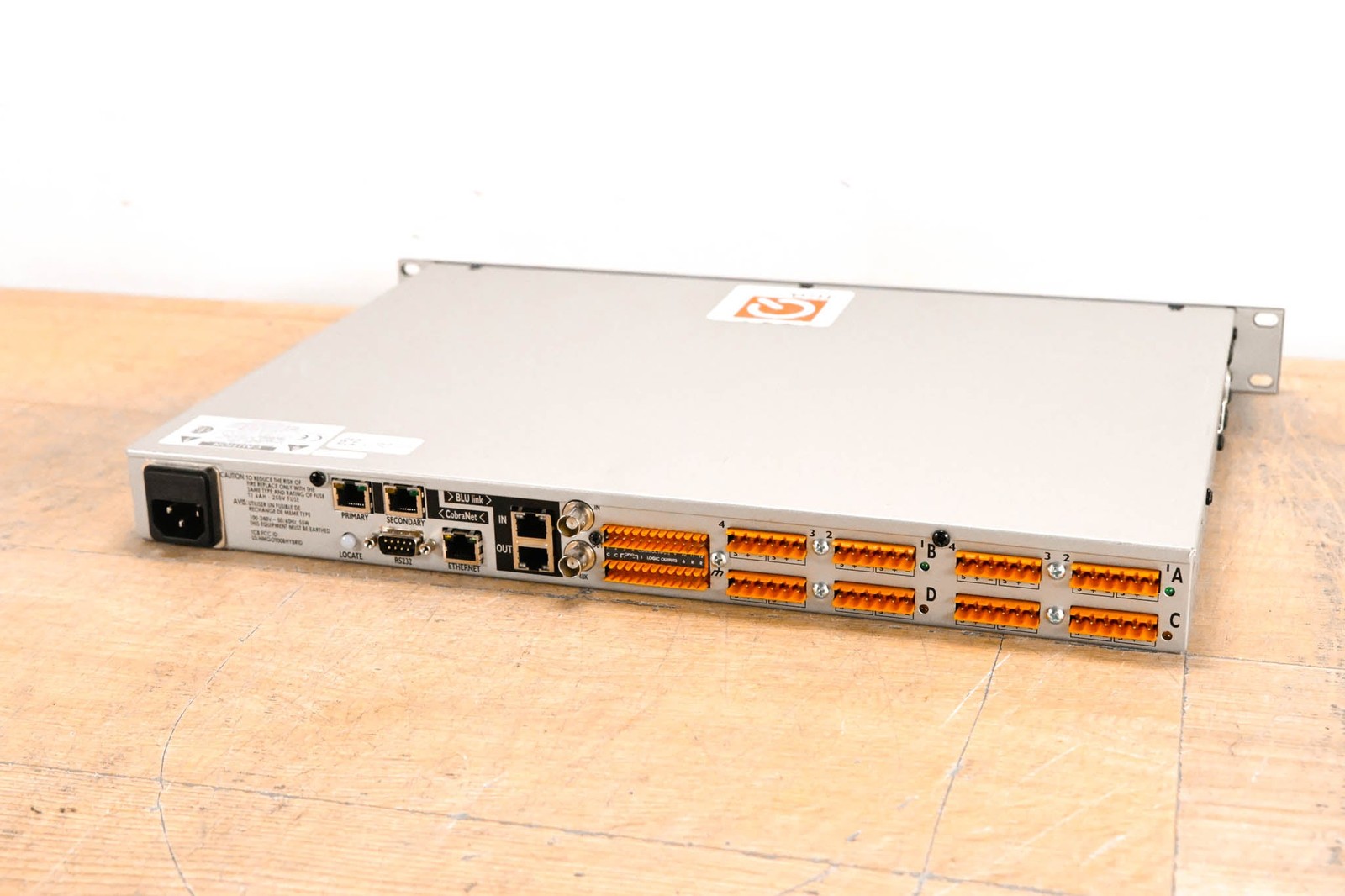 BSS London BLU-800 Signal Processor with BLU link and CobraNet CG01XMP