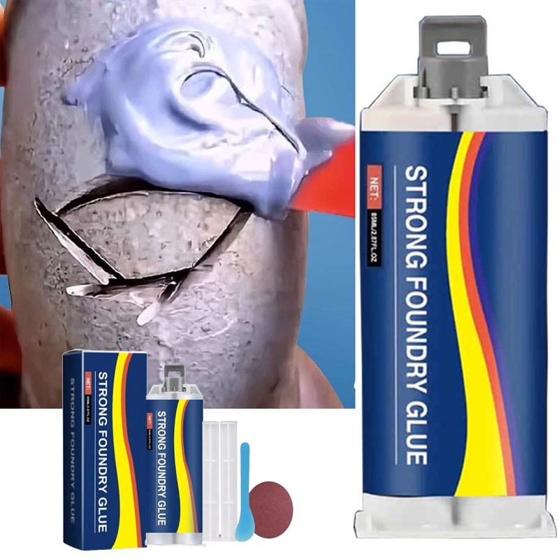 Strong Foundry Glue, High Temperature Resistant Casting Repair,Metal Repair Glue