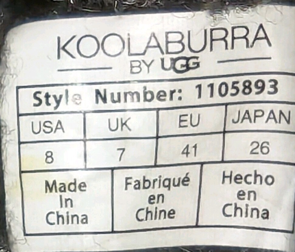 Koolaburra Slippers Mens Size 8 M Black Tipton