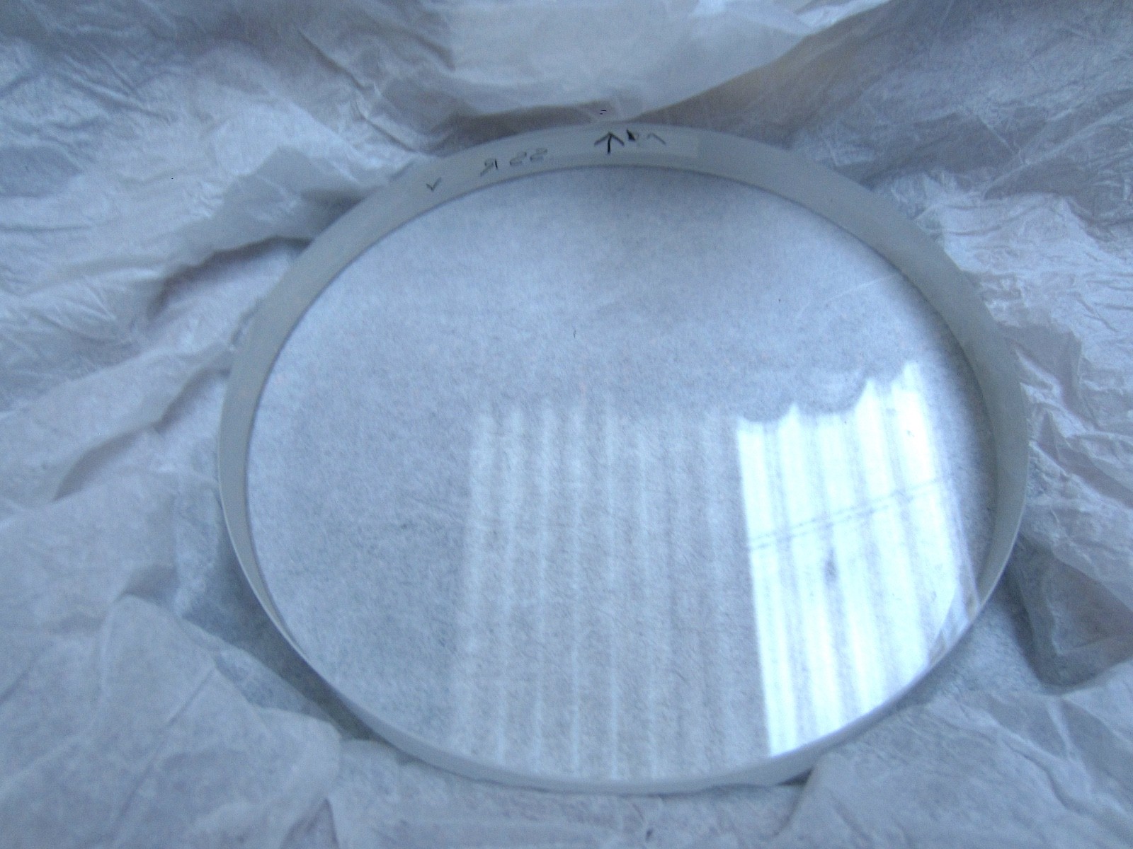 Optical Flat Van Keuren 6 inch quartz interferometry testing plate
