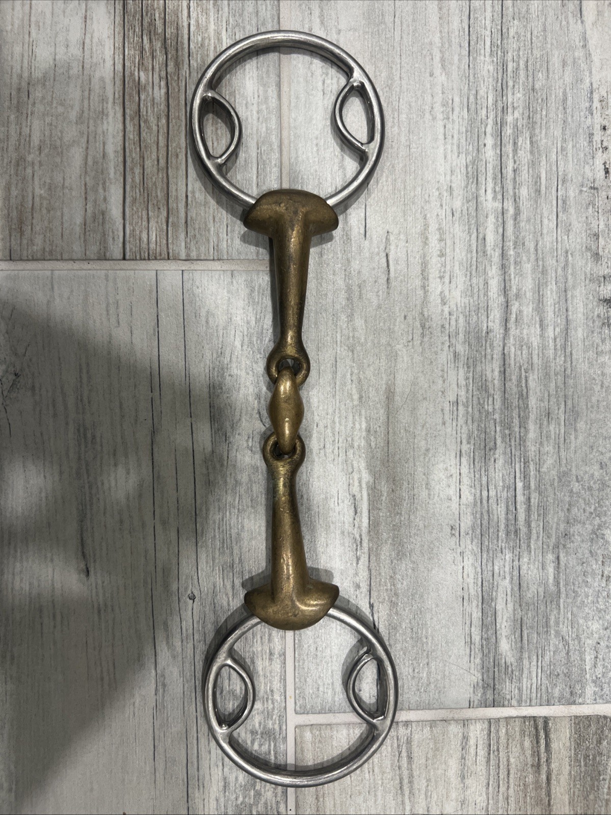 Double Jointed, Loose Ring Snaffle w./ Rein And Cheek Piece Attachment, 5 3/4 In