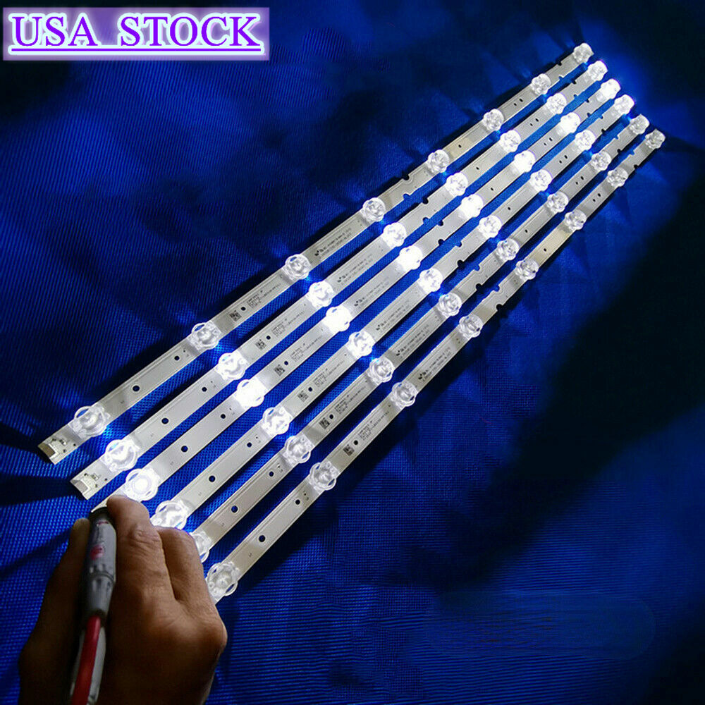 6PCS Led Strip for TCL JL.D65081330-365AS-M 65S421 65S423 65S425 4C-LB6508-PF02J