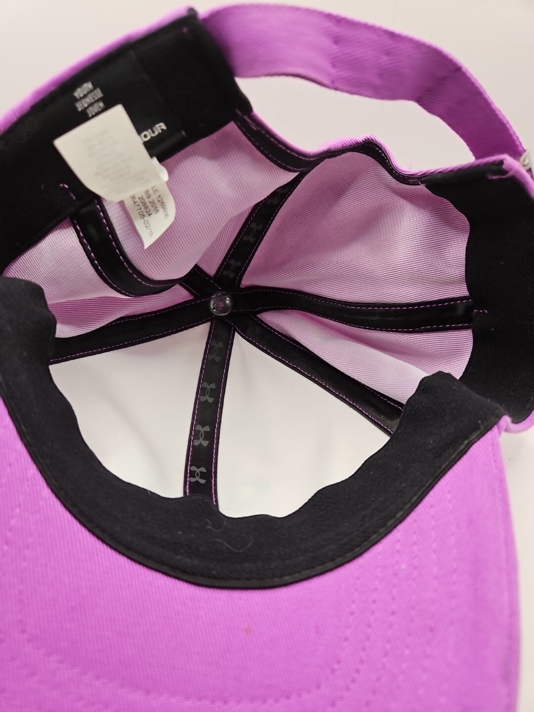 Under Armour Coldblack Running Hat Cap Youth Adjustable Purple Lightweight
