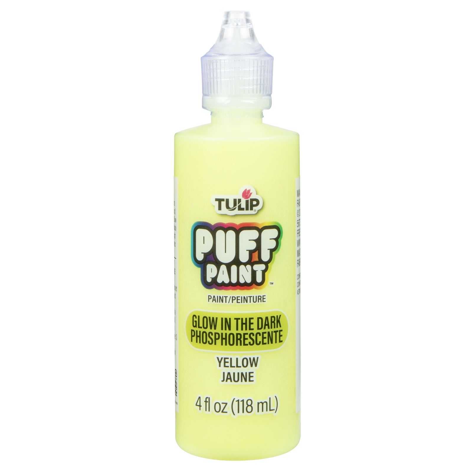 Tulip Dimensional Fabric Paint 4oz-Glow - Yellow