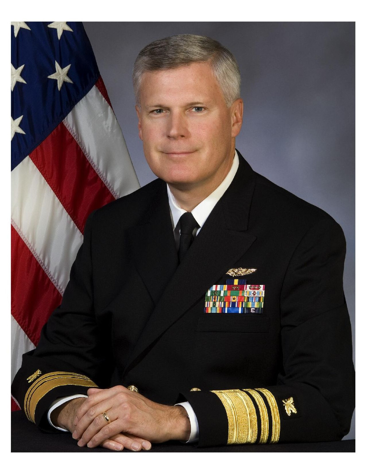 United States Navy Admiral Alan S. Thompson 8x10 Photo On 8.5" x 11"