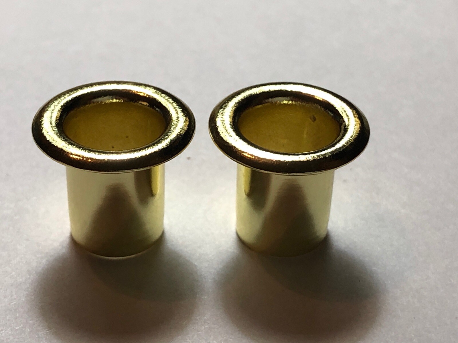 2 NEW Badge Grommet Style Drum Air Vent brass for Bass Snare Tom Build 16 X 14mm