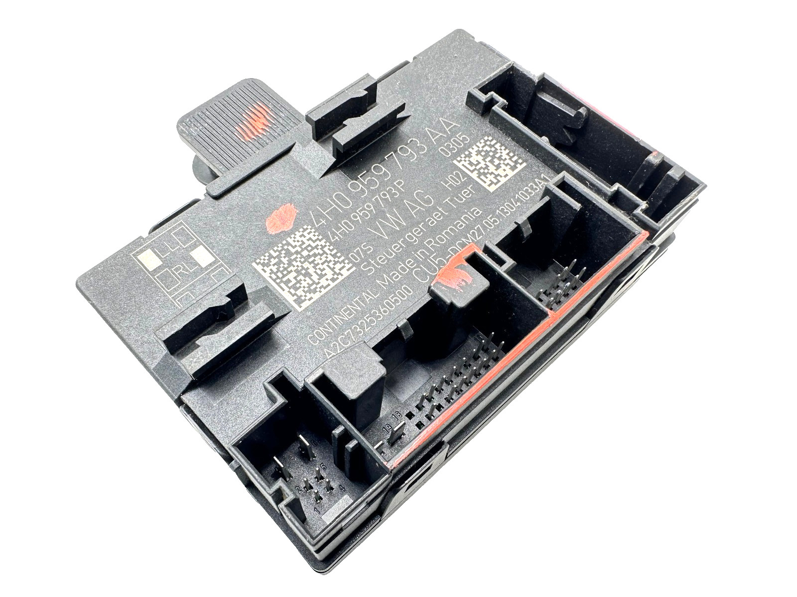 2011-2013 VW TOUAREG Front Left or Right Door Control Module OEM 4H0959793AA