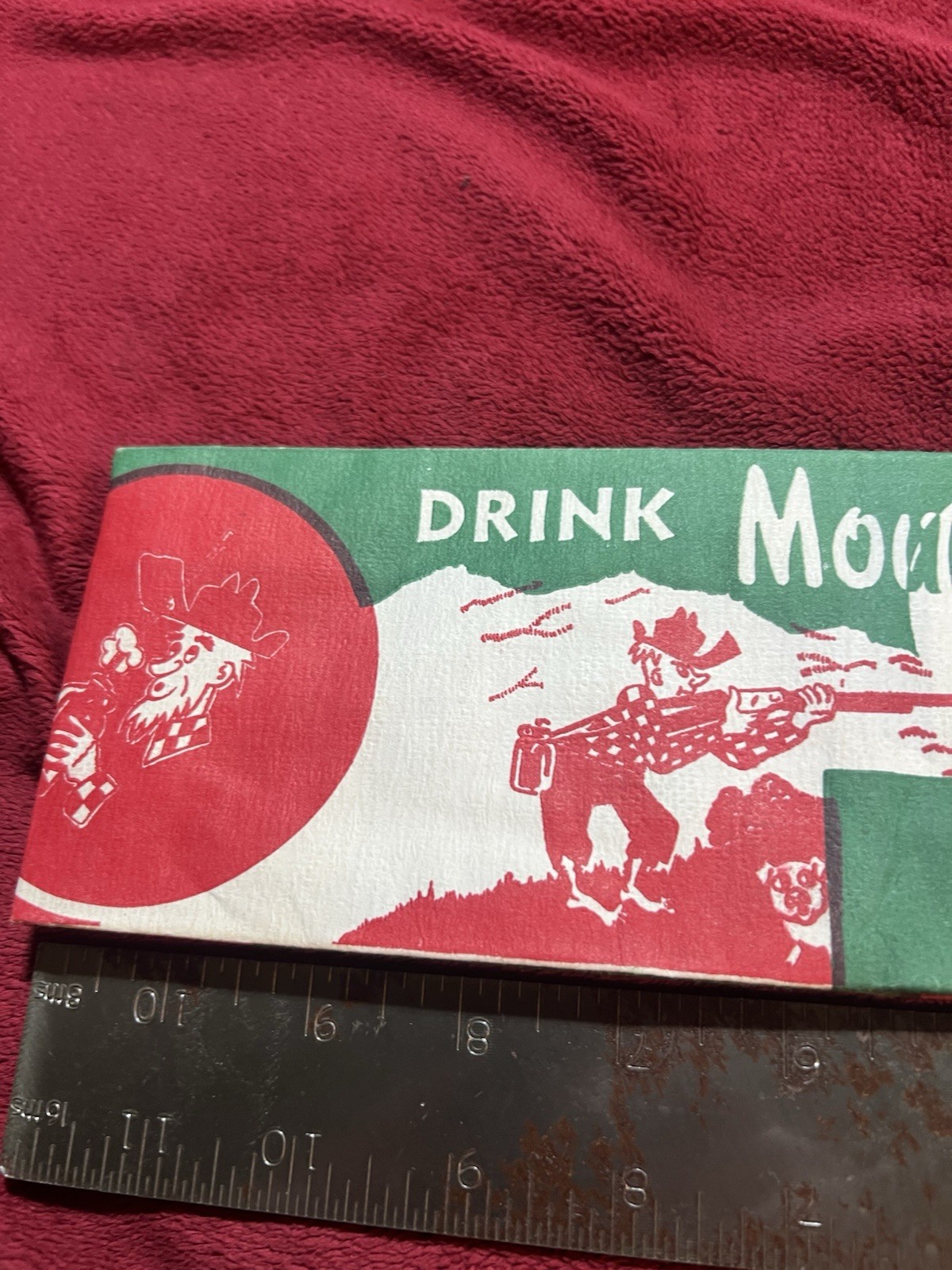 Vintage 1972 Hillbilly Mountain Dew Adjustable Soda Jerk Hat.