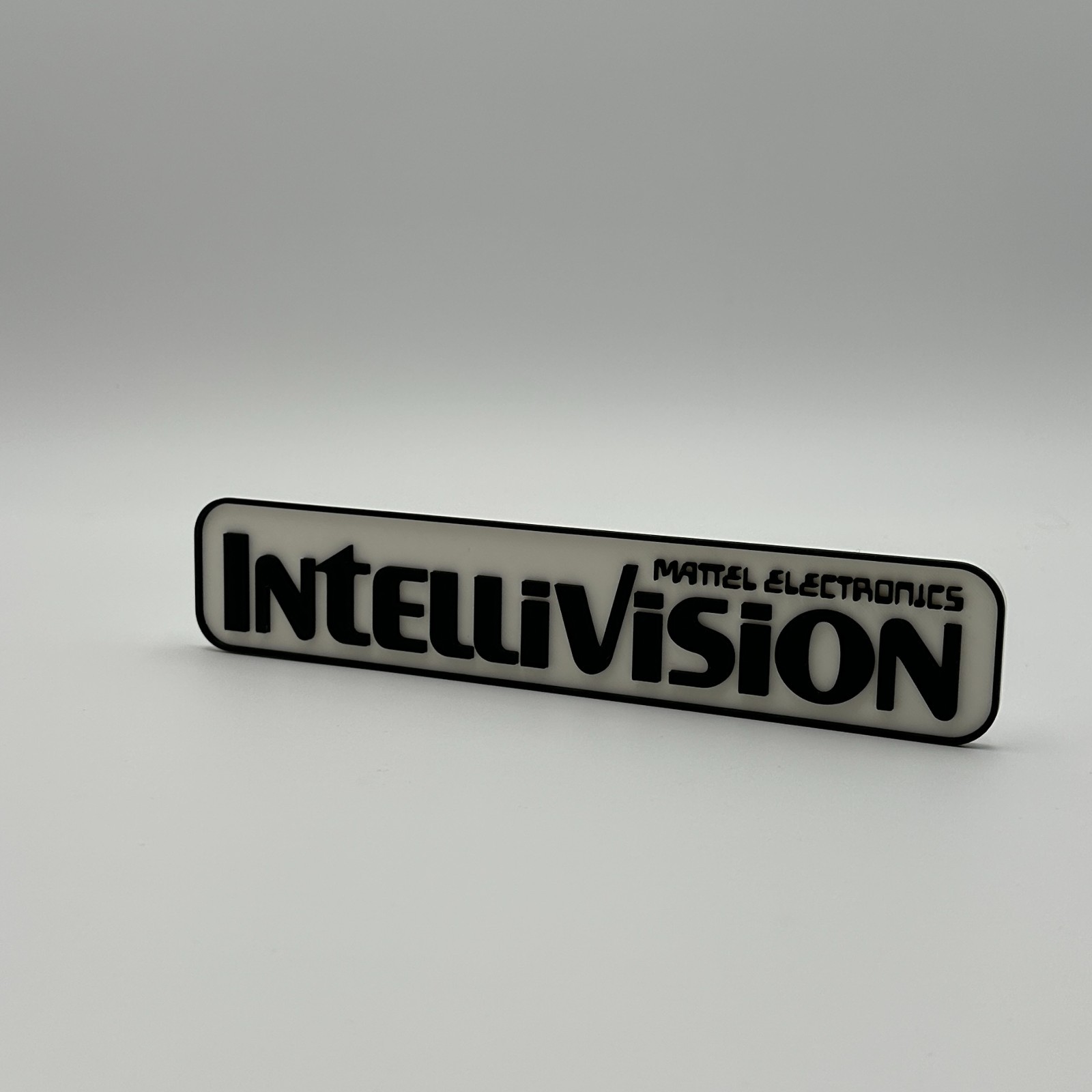 Intellivision Mattel Electronics Sign Logo Emblem Retro Video Game Console Decor