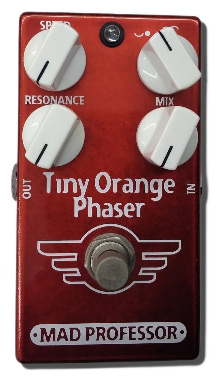 Mad Professor TINY ORANGE Phaser Effects Pedal Tested & Works 63192