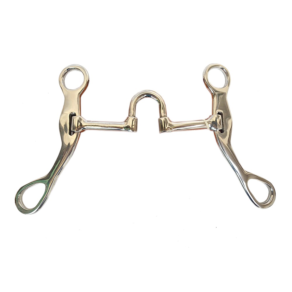 HILASON Short Shank Correction Bit Stainless Steel Horse Training Flat Work