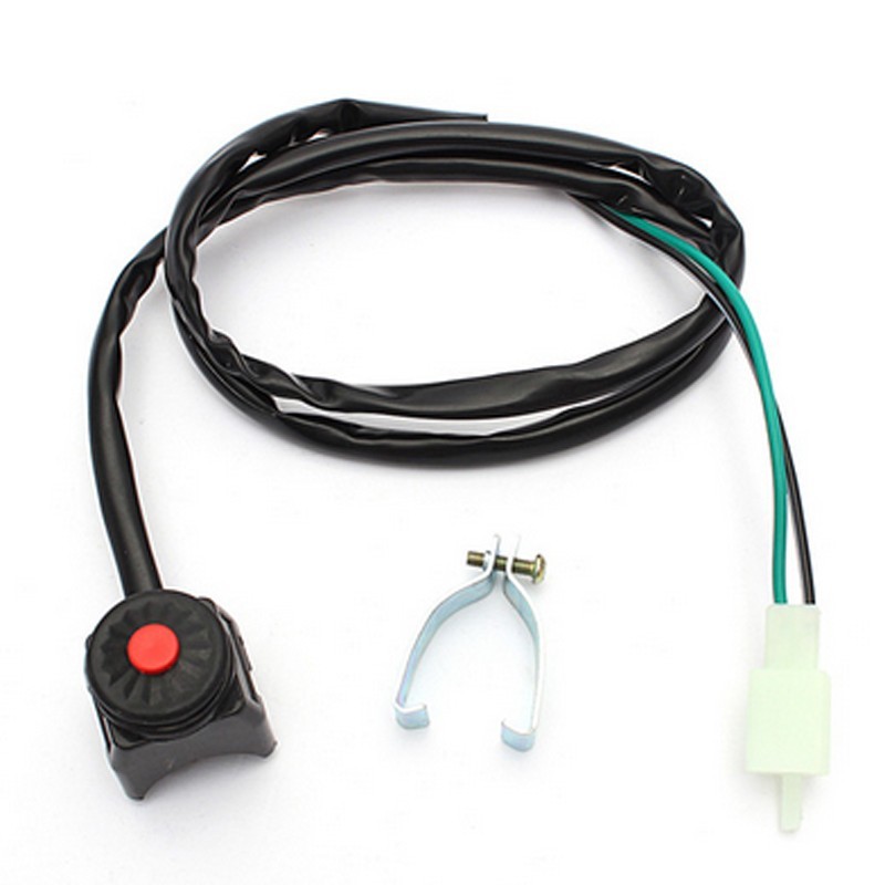 Universal Motorbike Kill Switch 7/8" 22mm Kill Stop Switch Horn Button ATV Quad