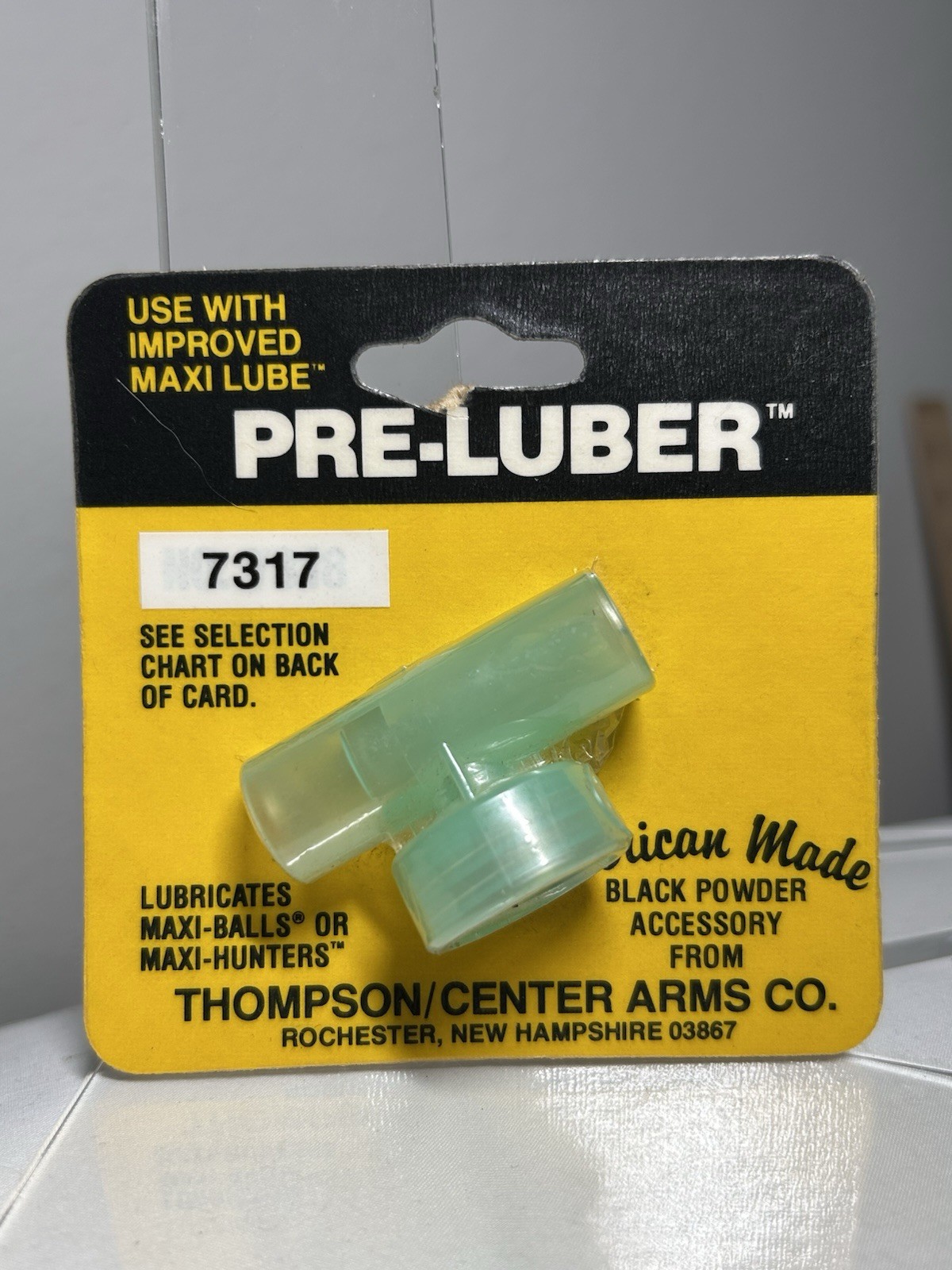 Thompson Center Pre-Luber ~ 7317 ~ .45 Caliber ~ Black Powder Accessory ~ NOS