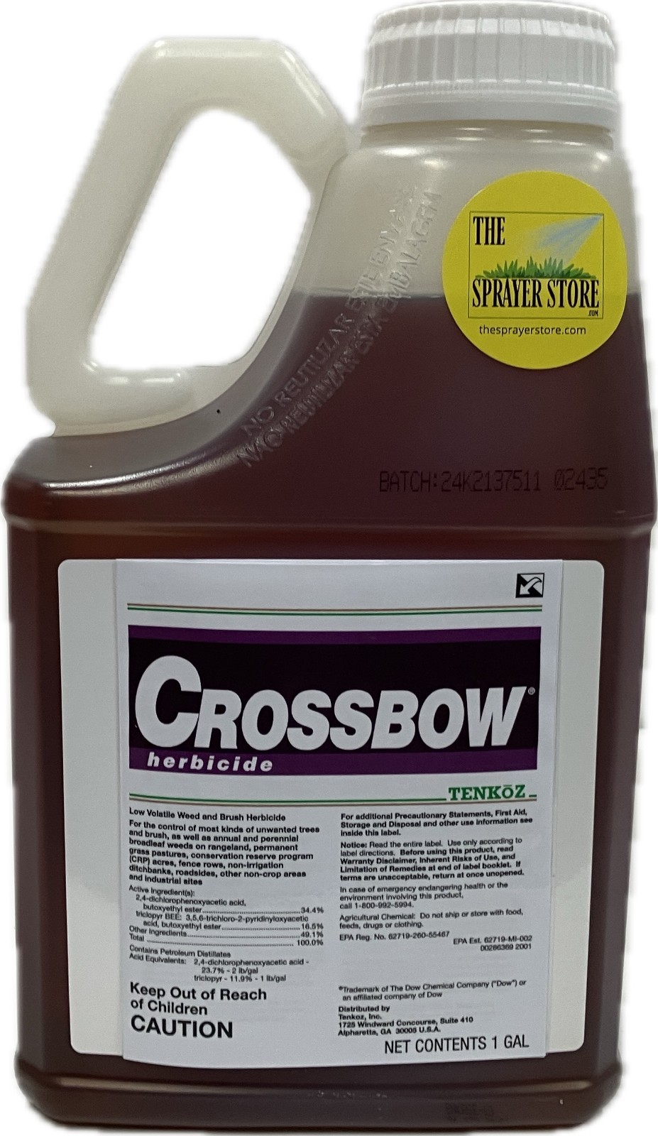 Tenkoz Crossbow Herbicide – 1 Gallon Jug Brush & Weed Killer