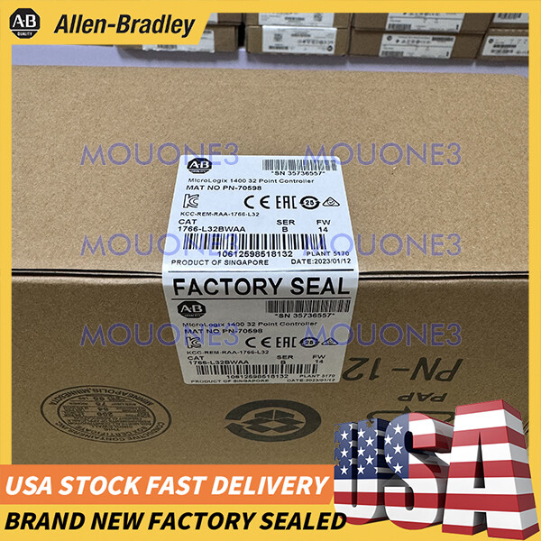 1766-L32BWAA SER B MicroLogix 1400 32 Point Controller New Sealed Allen-Bradley