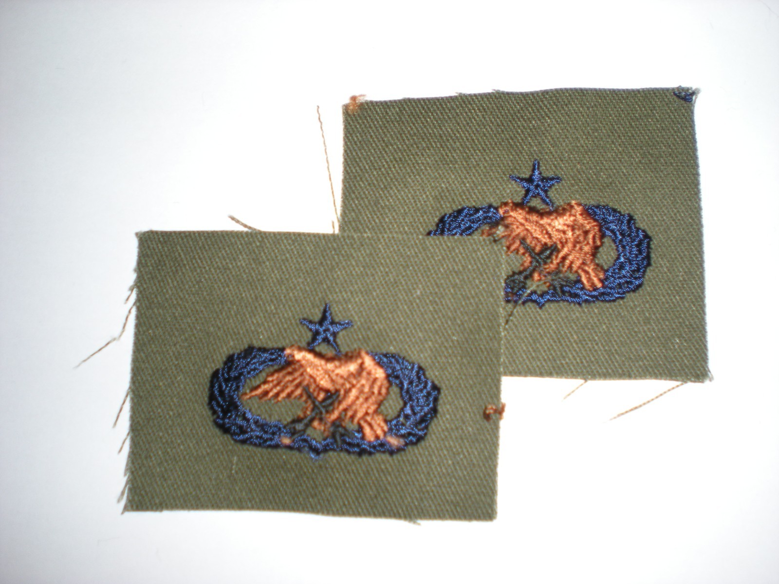 USAF ACFT MUNITIONS MAINTENANCE 7 LEVEL  BADGE - SUBDUED - OD TWILL - 2 BADGES