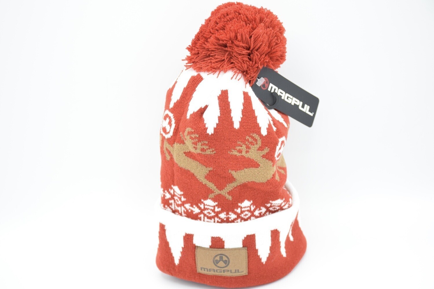 MAGPUL UGLY CHRISTMAS BEANIE HAT/CAP FACTORY RED/WHITE/BROWN REINDEER HAT 2023