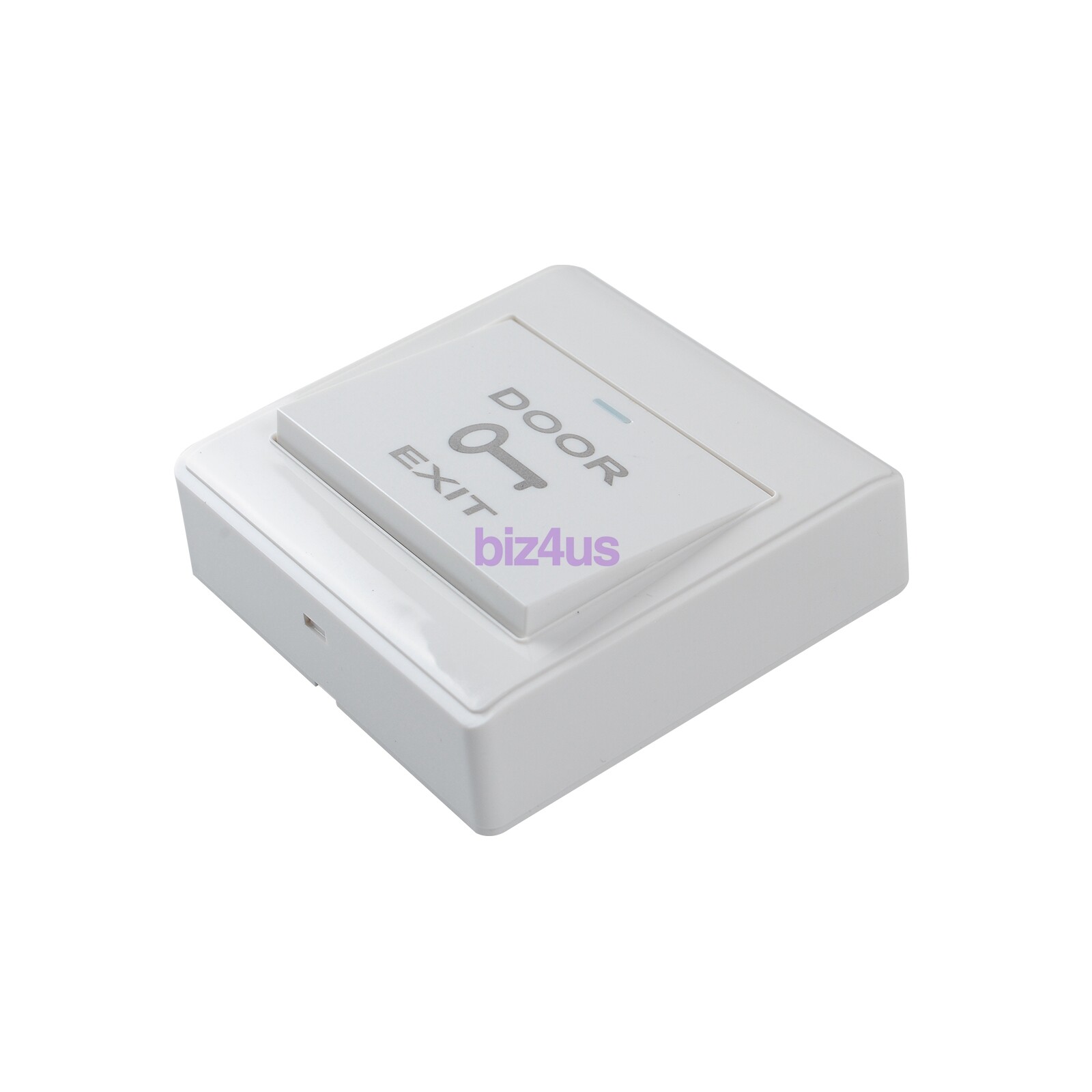 White Door Lock Exit Button Push Release Switch Panel for Access Control System