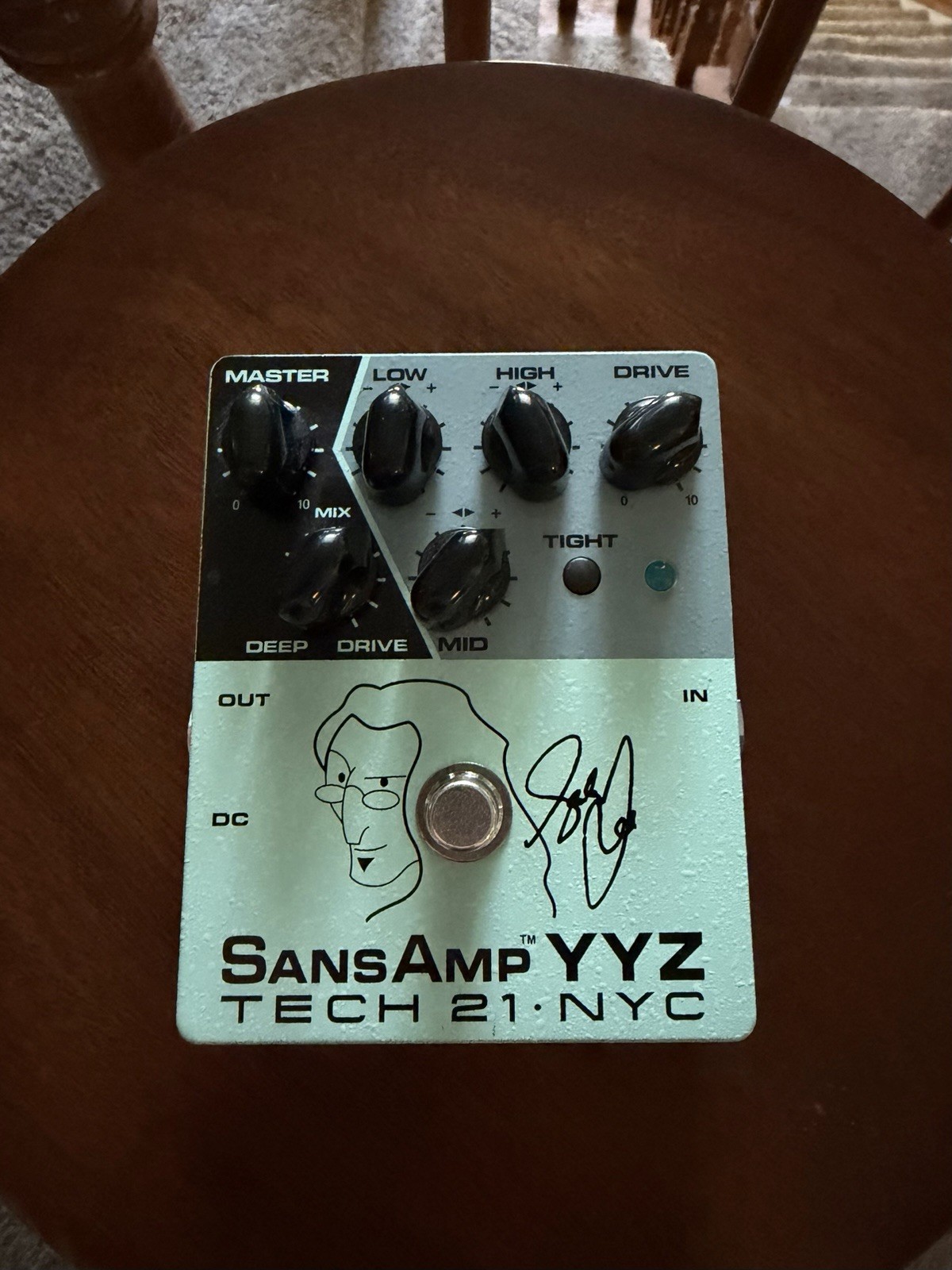 Sansamp Tech21 Geddy Lee YYZ  Bass Pedal