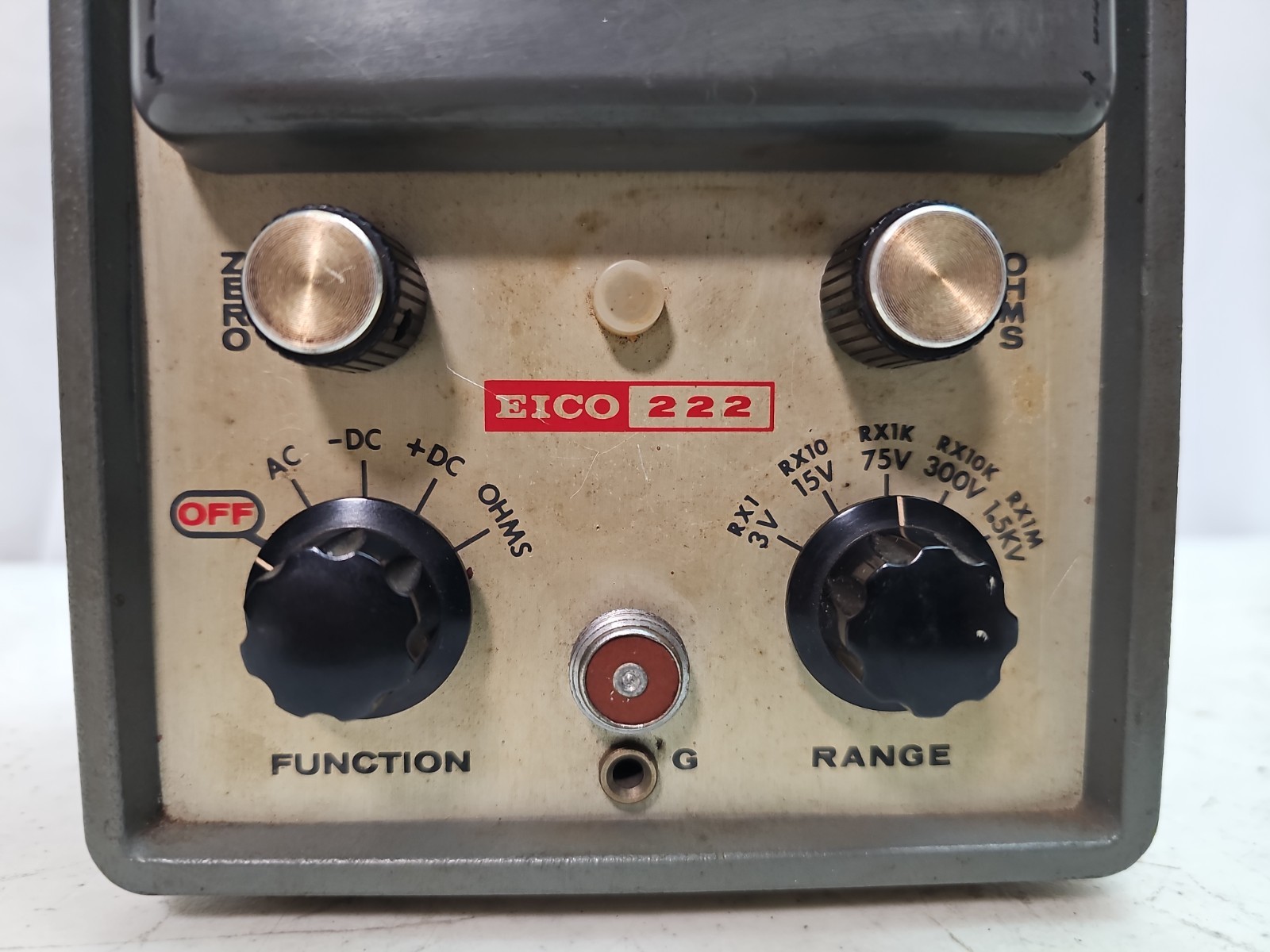 1960's EICO 222 Vacuum Tube Voltmeter VTVM