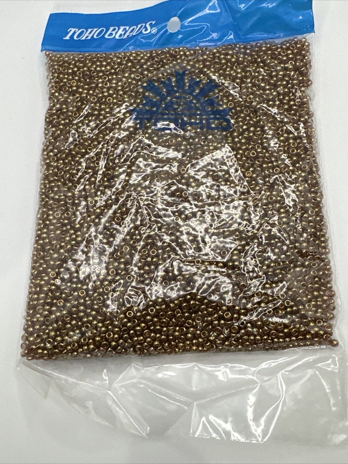 8/0 TOHO Round Beads Gold-Lustered Transparent Pink TR-08-421 250g (.25kilo)