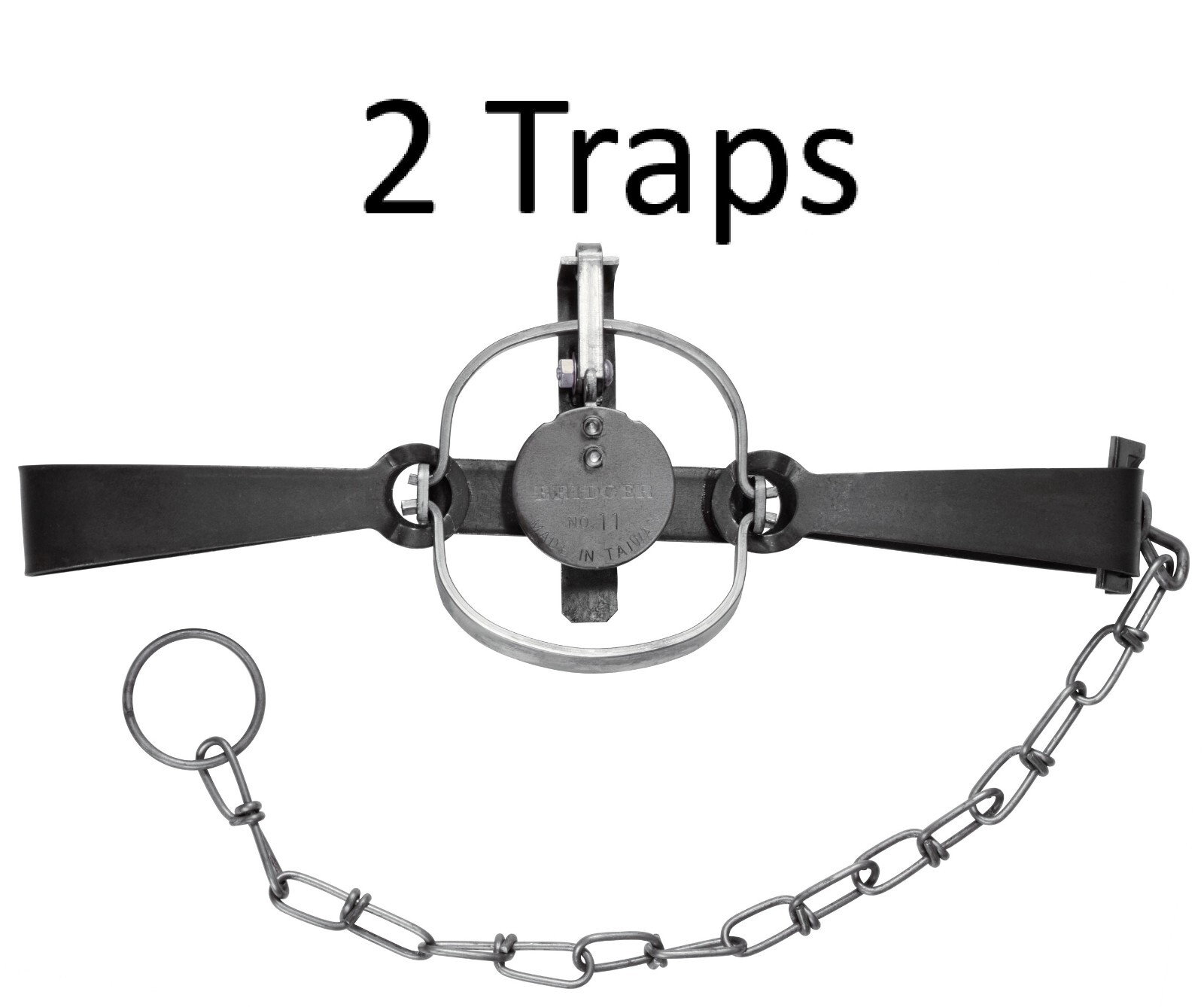 2 Bridger #11 Double Longspring Trap Trapping Supplies 2 Traps