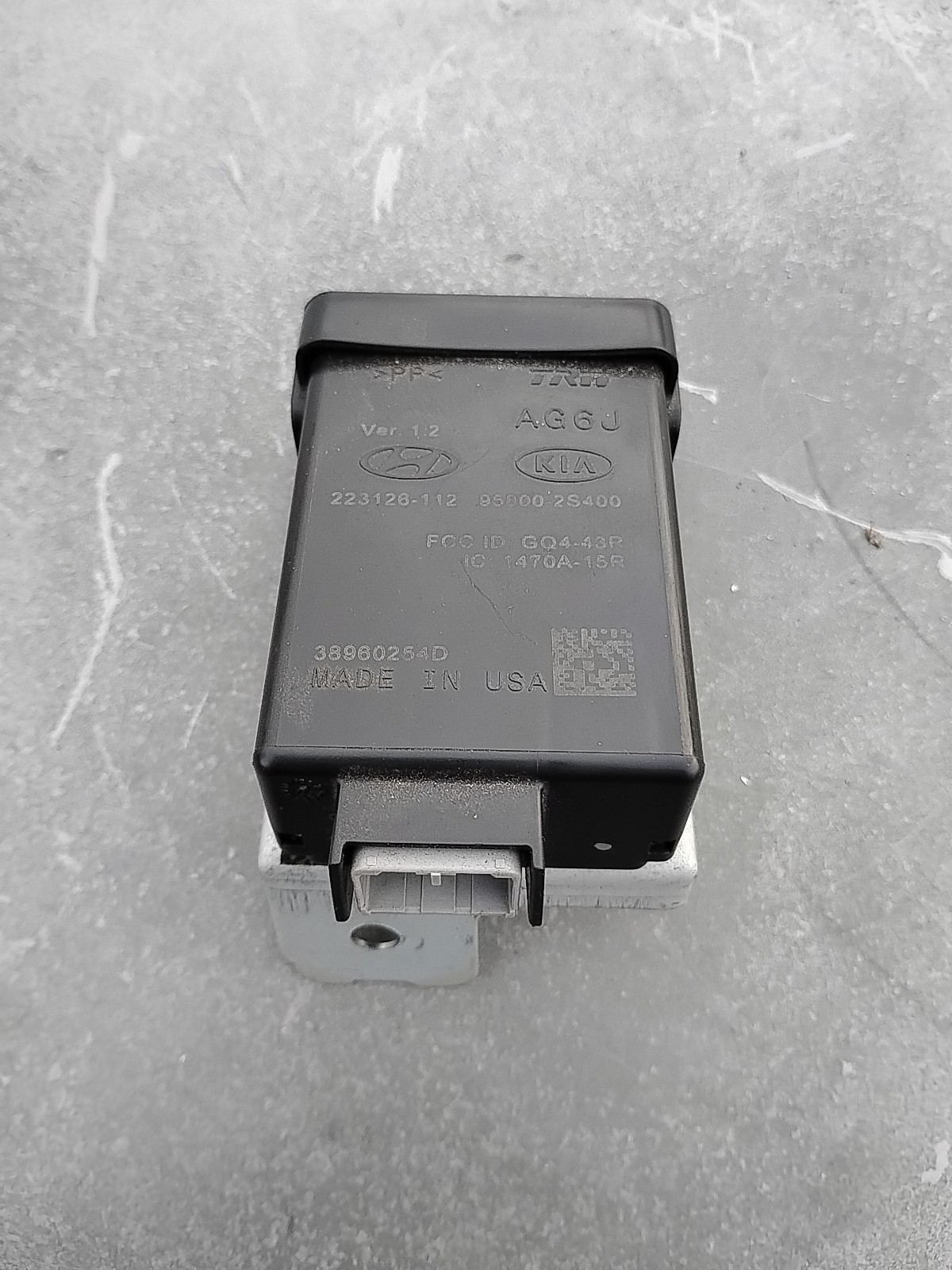TPMS Control Module Right Hand Dash Fits 14-16 SPORTAGE 95800-2S400