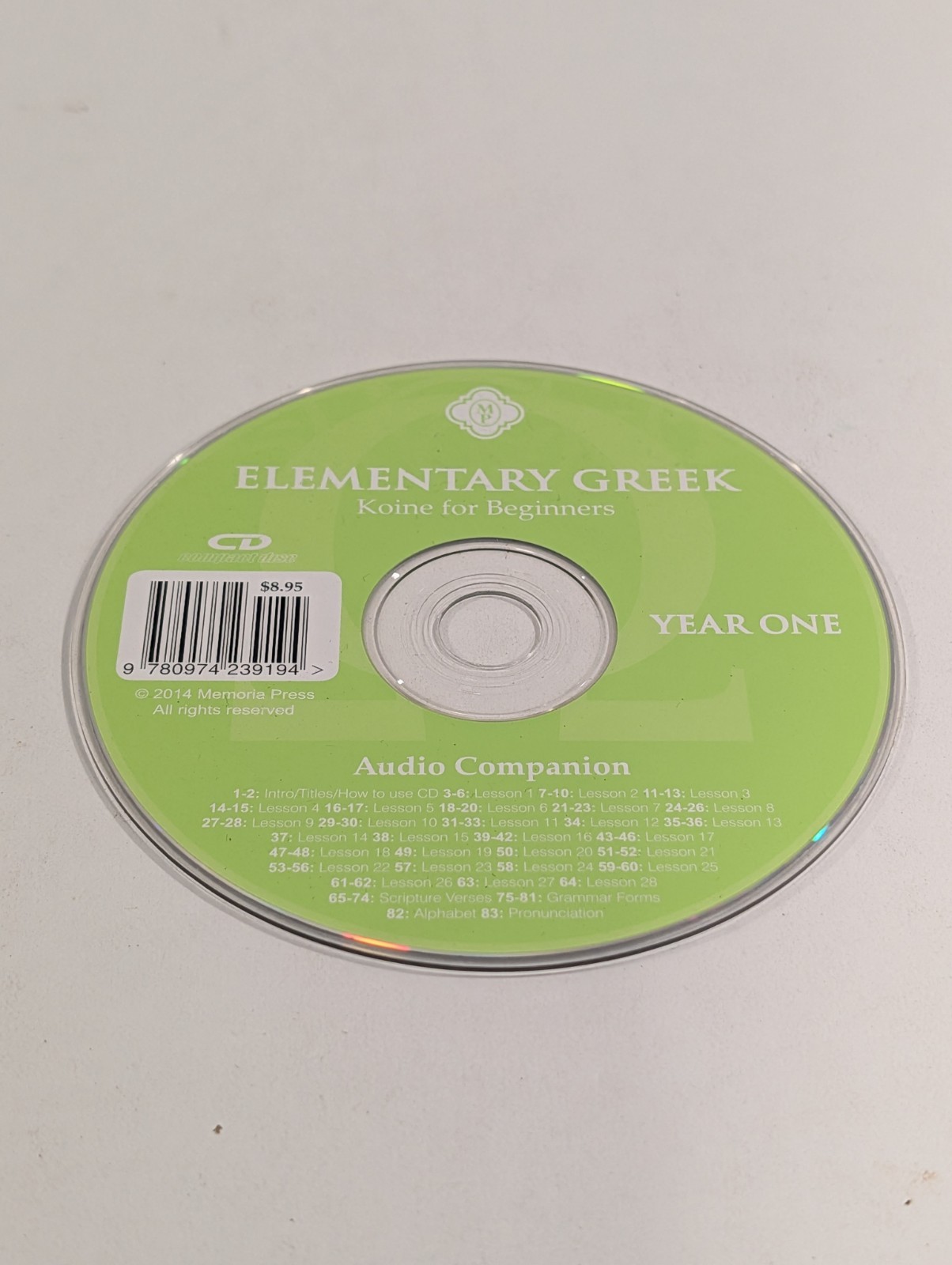 Elementary Greek Loose Language Audio CD | Year One