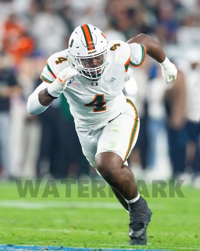 Miami Hurricanes RUEBEN BAIN JR Glossy 8x10 Photo College Football Poster