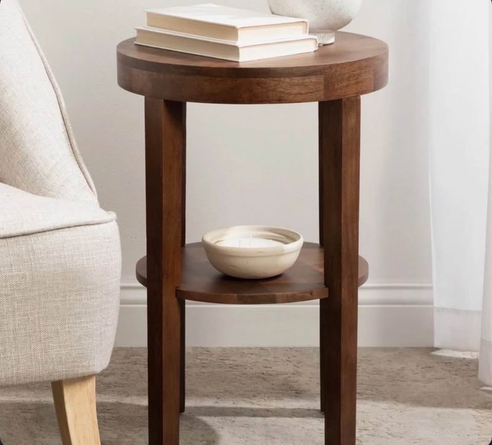 KELLY CLARKSON HOME Solid Wood End Table