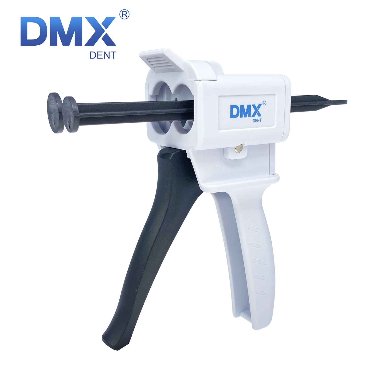Dental Dispenser Gun 1:1/2:1 10:1/4:1 50ml Impression Mixing Dispensing Gun Kit