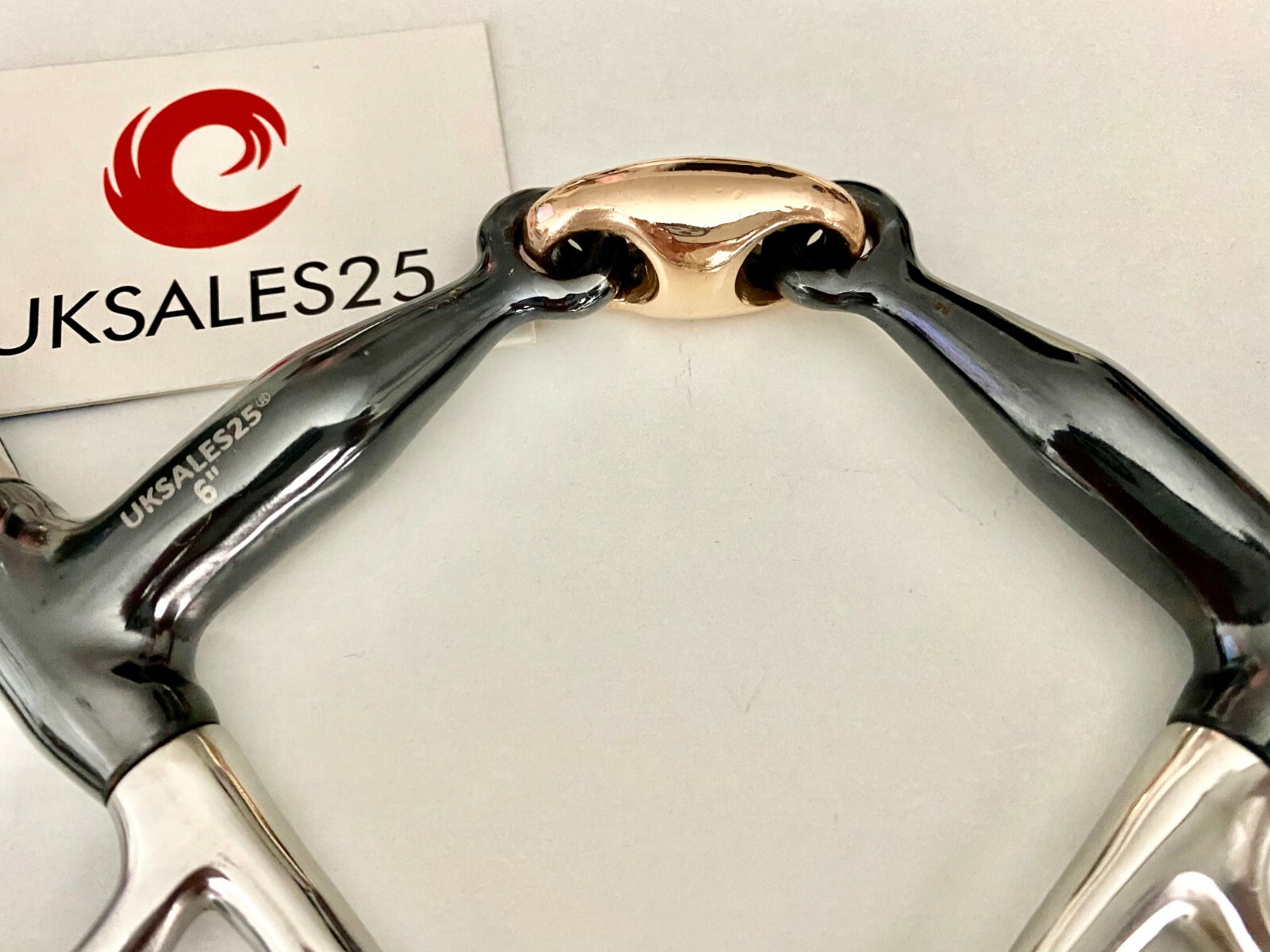 Full Cheek Sweet Iron Snaffle Bit Copper Lozenge (UKSALES25®)*SAME DAY DISPATCH*