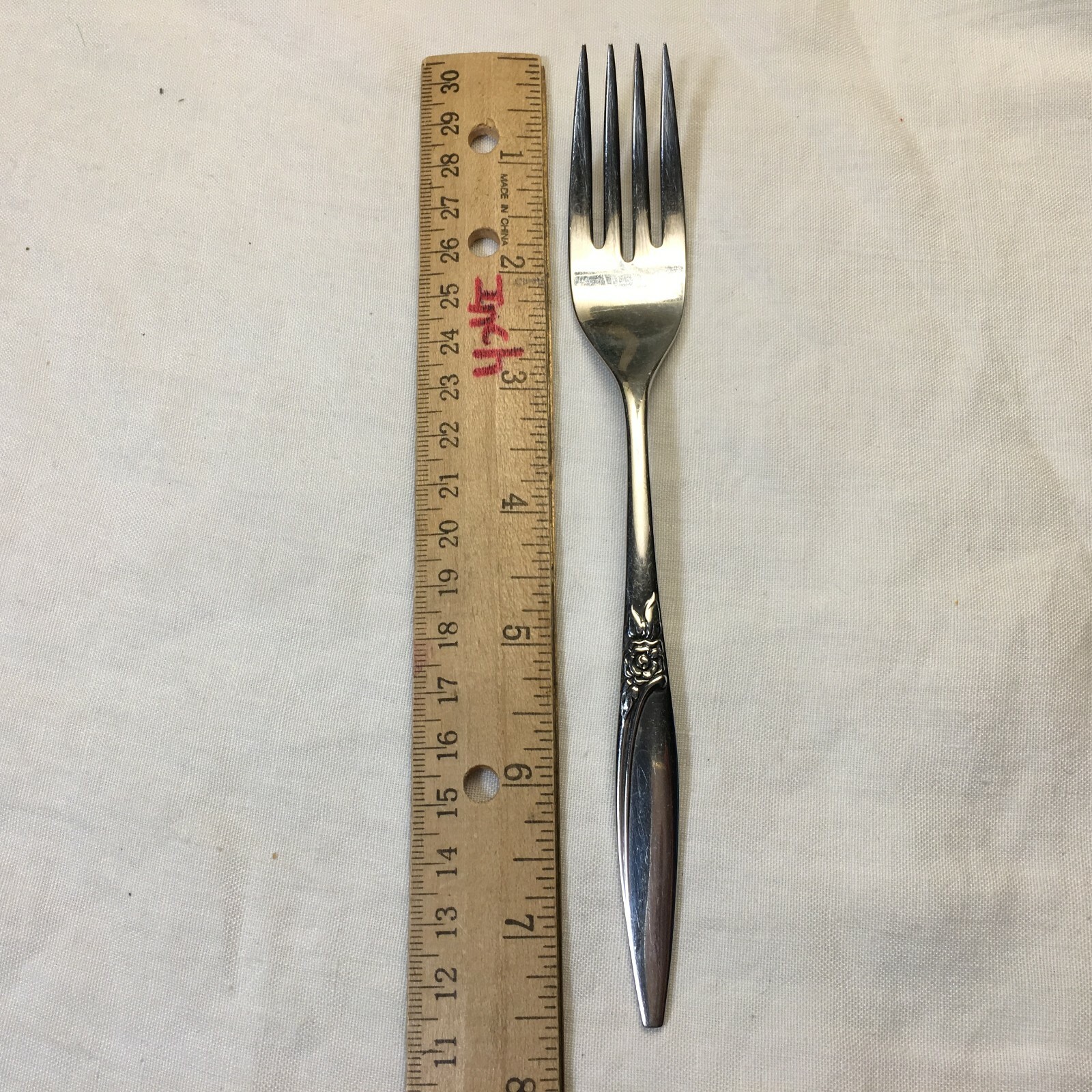 Salad Fork HIGHLAND ROSE 1881 Rogers Stainless Oneida Ltd