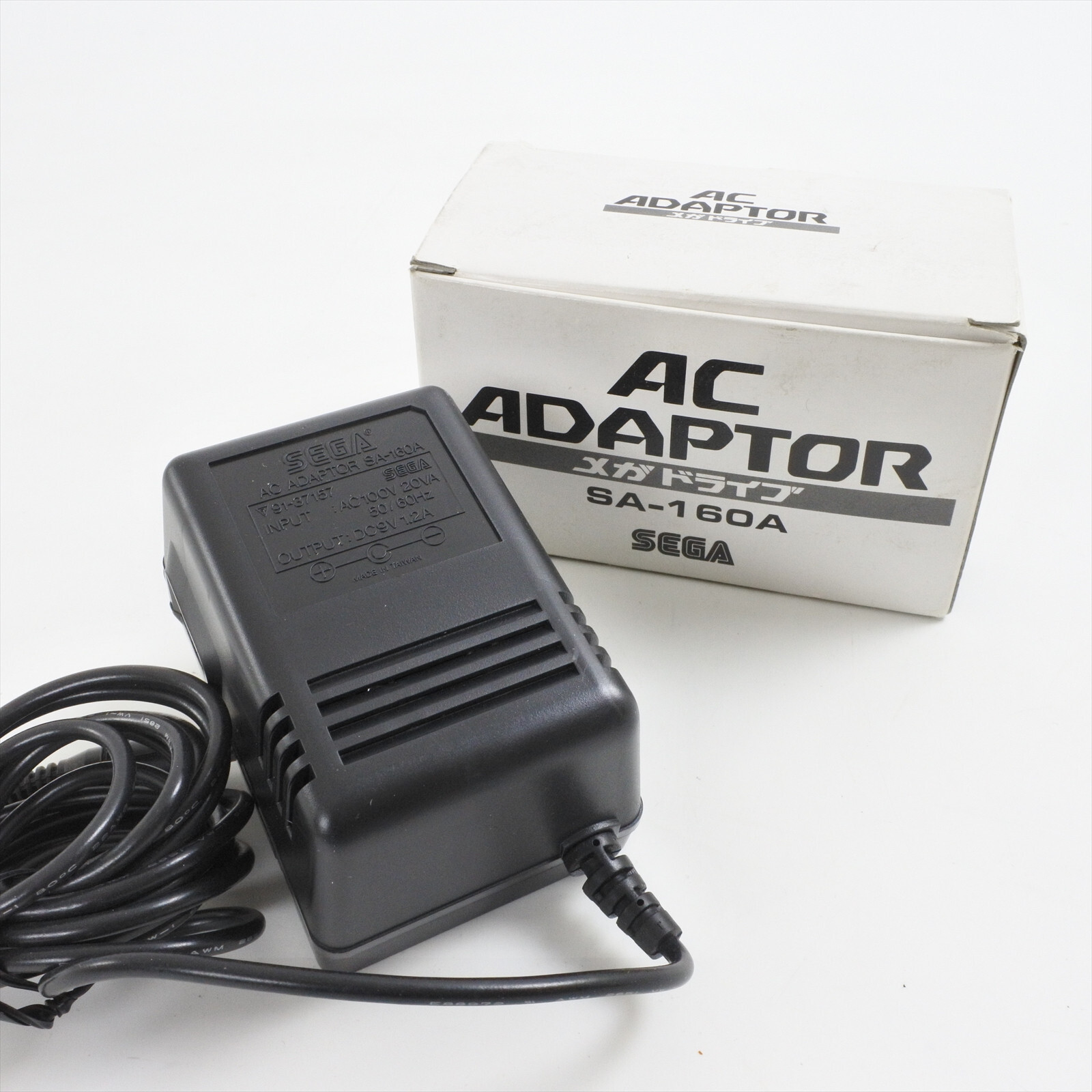 AC ADAPTOR SA-160A Boxed For Mega Drive, Mega CD SEGA JAPAN Game Ref 2432