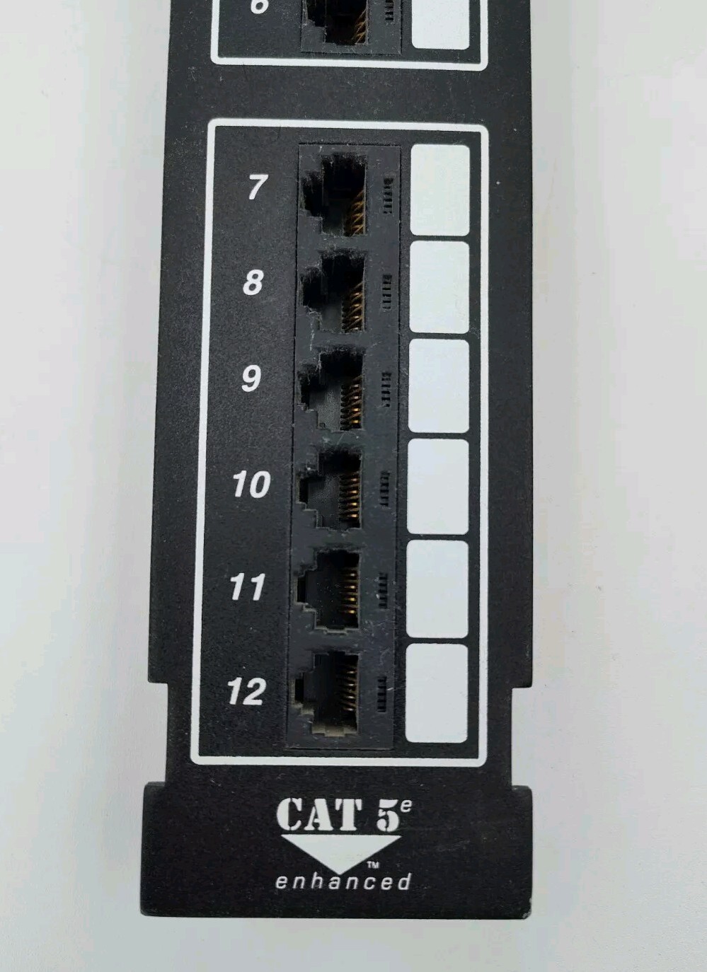 ✅EXCELLENT CONDITION ICC CAT-5 Enhanced 12-Port Patch Panel Ethernet📸SEE PICS📸