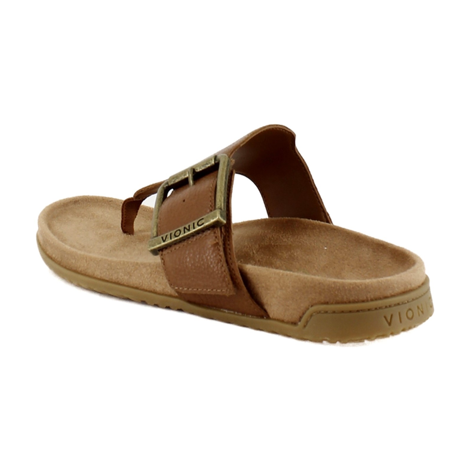 Vionic Emma Womens Sandals Tan Leather