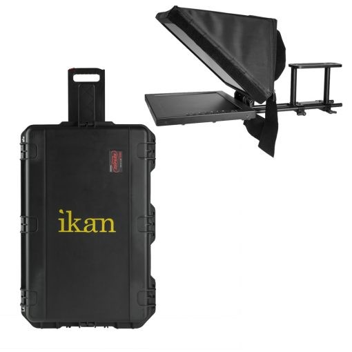 15″ High Bright Beam Splitter Teleprompter with Hard Case