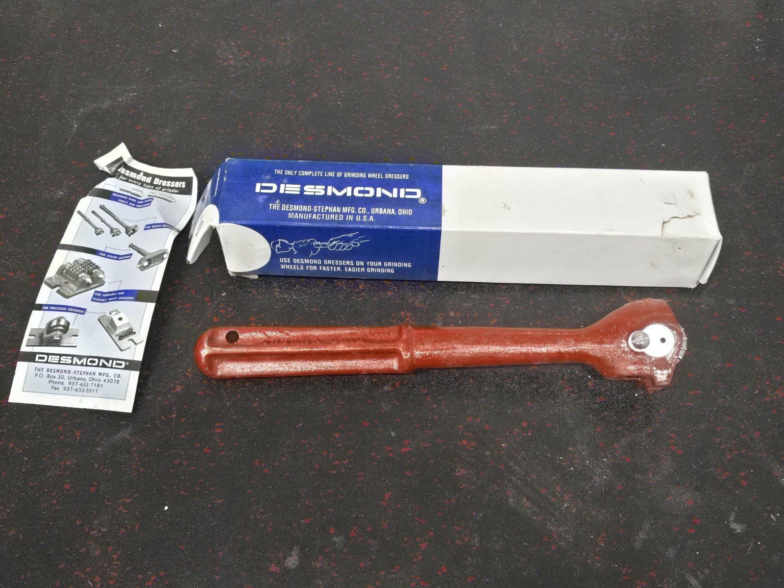 NOS Desmond No. 0 Grinding Wheel Dresser Brand New in Original Box w/ Directions
