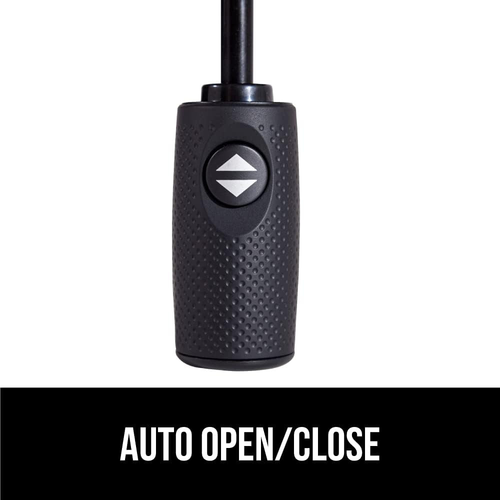 Strong Windproof Stick Compact Umbrella for Rain, One-Click Automatic Open and C