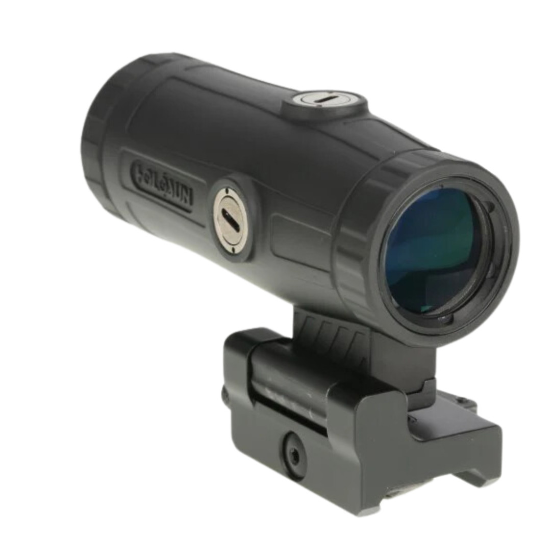 Holosun HM3X Red Dot Magnifier 3X, Integrated QD Mount w/ Optional Spacer, Black