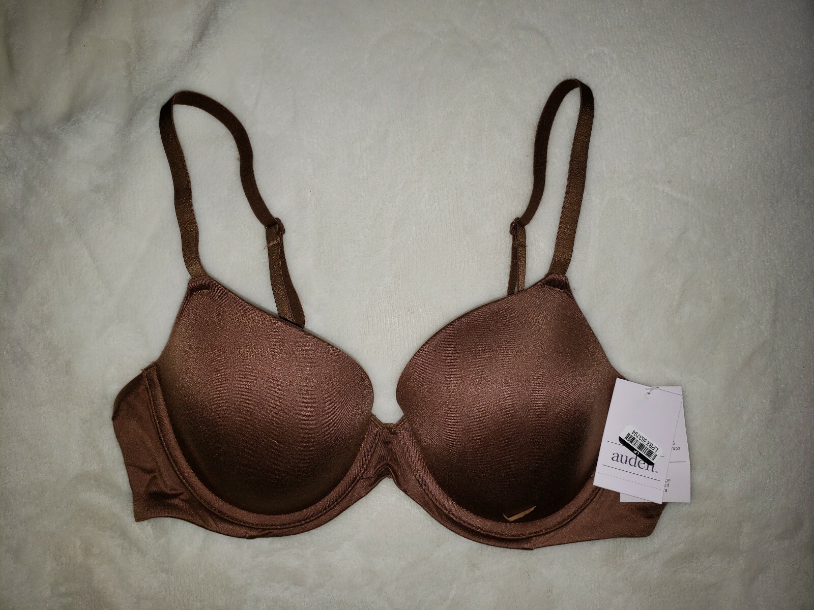 Auden Women's The Icon Full Coverage Lightly Lined T Shirt Bra 36A (B1)