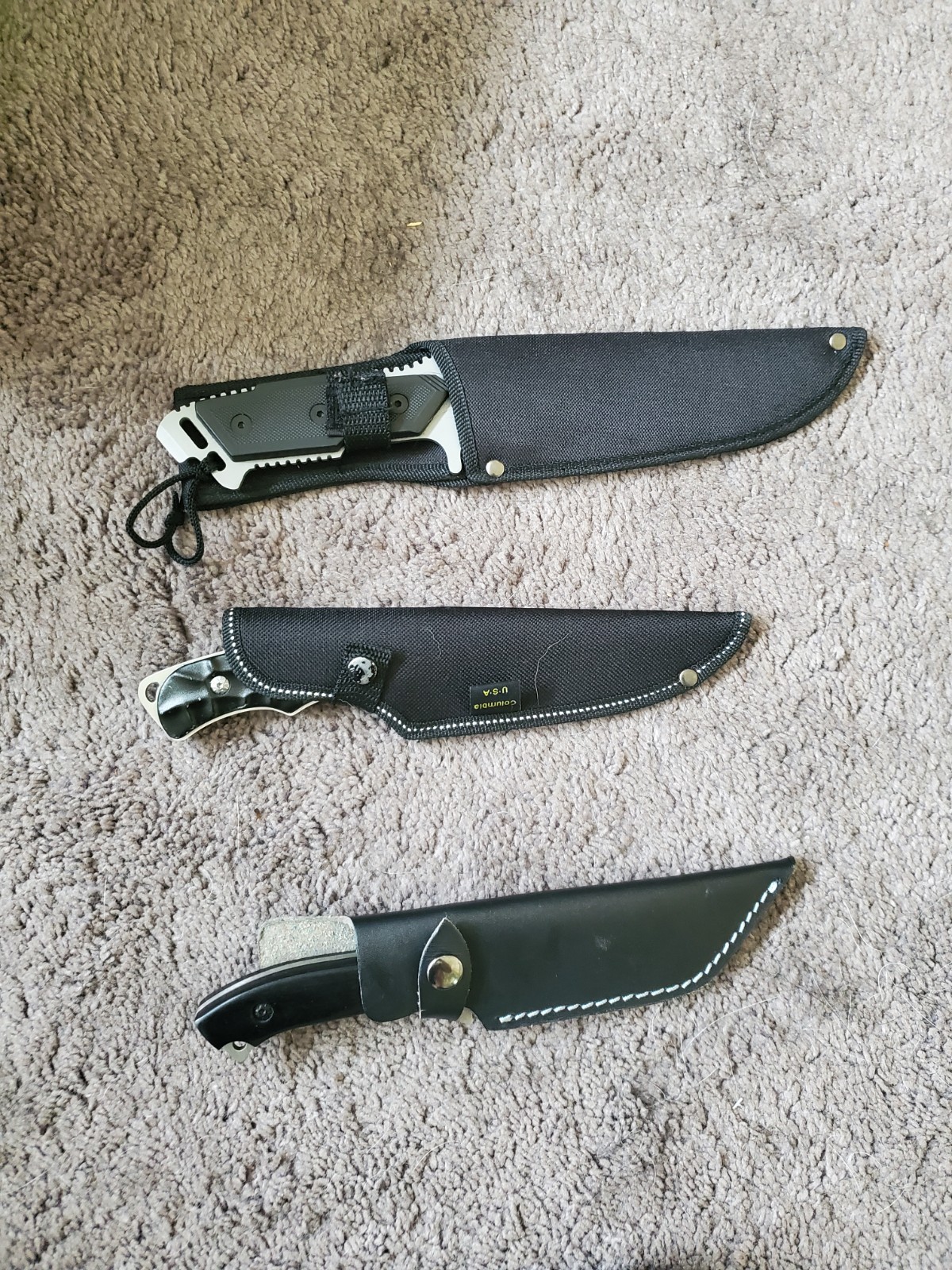 Fixed Blade Knives With Sheaths